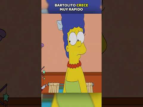 Bart crece MUY RAPIDO #simpsons #thesimpsons #lossimpson