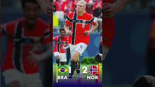 🥶🇳🇴 Brazil VS Norway Goal Highlights (1-2) #haaland #worldcup2026 #neymar #shorts