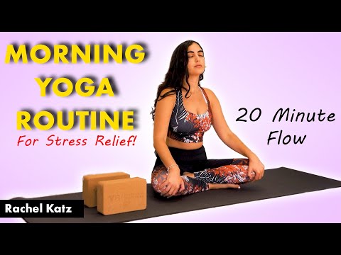 It's Monday 😭 Stress Relief Yoga Workout, You need it. Morning Gentle Yoga Routine with Rachel Katz