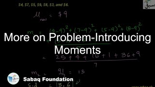 More on Problem-Introducing Moments
