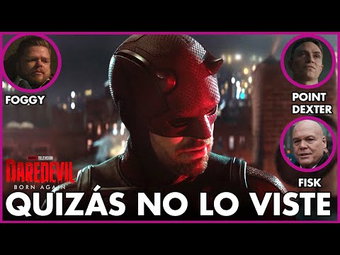 46 Cosas que NO Viste de Capítulos 1 y 2 Daredevil Born Again - Marvel -