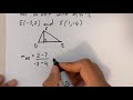 Altitude and Slope in Triangles