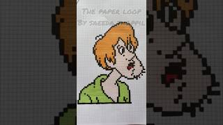 Day 95/100 days pixel art challenge 🎨#100dayschallenge #pixelart #scoobydoo #art #craft #90s #diy