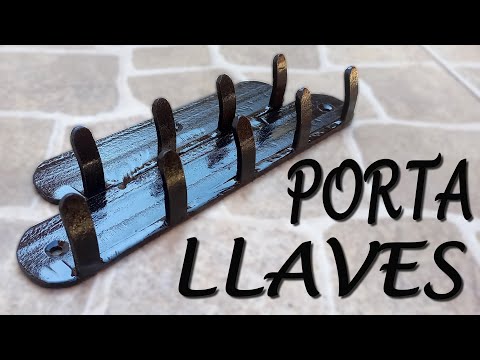 PORTA LLAVES casero - De ángulo y para 9 llaveros