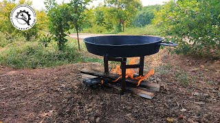 Survival Hack: Build a Camp Stove Using Metal Waste!