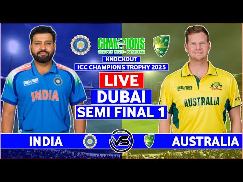 ICC Champions Trophy Live: India vs Australia Semi Final Live | IND vs AUS Live Scores & Commentary