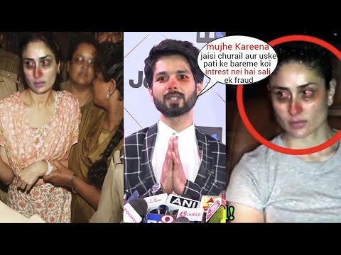 Shahid Kapoor's shocking Reaction for Kareena Kapoor Arrested for Saif Ali Khan Attack Case!