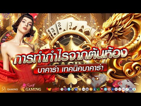 บาคาร่า เทคนิคบาคาร่า : การทำกำไรจากต้นห้อง