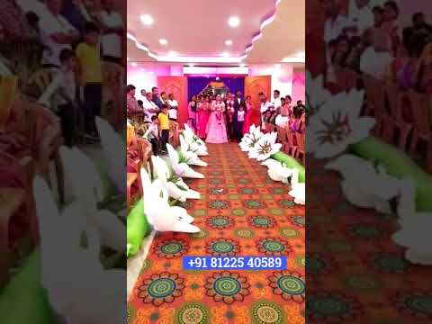 Flower Chain Bride Groom Entry Concept +91 81225 40589 Chennai | Andhra | Tamil Nadu | Pondicherry