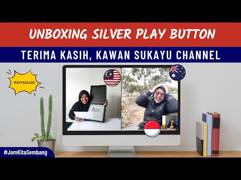 Silver Play Button Unboxing Video