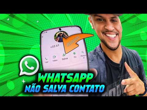🚨WHATSAPP NÃO SALVA CONTATO - Como Resolver Rapidinho!
