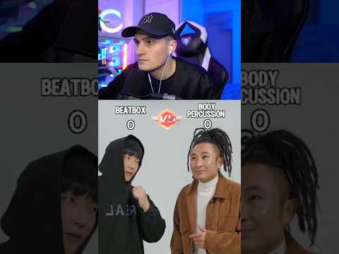 Beatbox Vs Body Percussion 🎙️🔥 #shorts #beatbox #challenge #reaction #try ​⁠@BeatboxJCOP