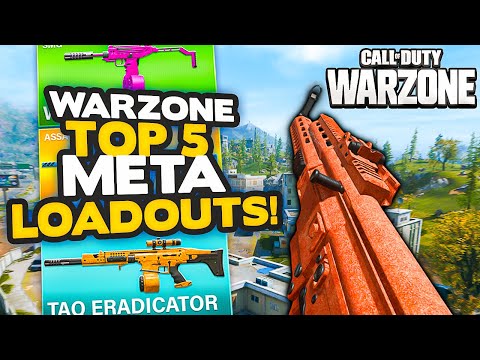 TOP 5  NEW META LOADOUTS for WARZONE SEASON 5!