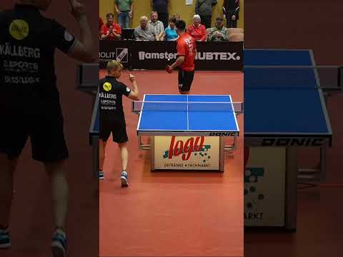 #shorts Diese Coolness von Anton Källberg. Ballwechsel des Monats? #pokal #dyntischtennis