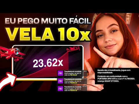 Estratégia VELA 10X NO AVIATOR com PROTEÇÃO