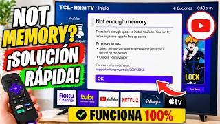 Cómo Solucionar “Not Enough Memory” en Roku TV (FÁCIL y Rápido)