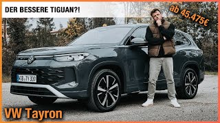 VW Tayron im Test (2025) Der bessere Tiguan ab 45.475€? Fahrbericht | Review | R-Line | Motoren