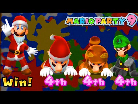 Mario Party 9 Step It Up - Mod Mario ( Peach vs Daisy vs Birdo vs Kamek #MarioGame Master Difficulty