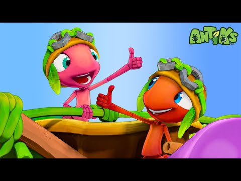 Flug der Ameisen ✈️ Antiks - Lustige Cartoons für Kinder | Moonbug Kids Deutsch