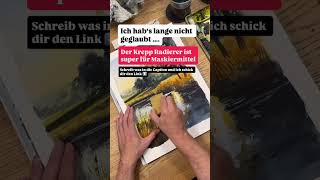 Krepp Radierer Trick, Aquarell watercolor
