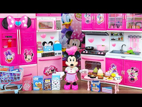 (NEW) Satisfying with Unboxing Disney Minnie Mouse Pink Kitchen PlaySet, Toy Collection Review ASMR