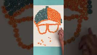 Blippi aus Lebensmitteln machen! Wie cool! 😋 #blippi #food #snacks #artsandcrafts