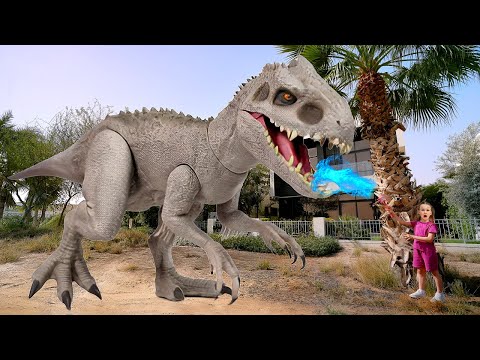Historias de Dinosaurios para Niños 🦕 ¡Los Juguetes de Dinosaurios de Stephi Cobran Vida en su Casa!