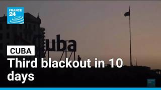YouTube video thumbnail: Cuba Slowly Gets Power Back After Third Blackout in 10 Days