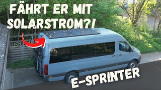 Elektrik-Setup im e-Sprinter Campervan | Kann er sich SELBST LADEN?