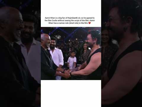 Aamir Khan acted in the movie without reading the script😲 #shorts #bollywood #amirkhan #rajnikanth