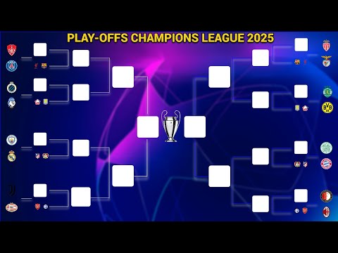 ASÍ se JUGARÁN los PLAY-OFFS de la UEFA CHAMPIONS LEAGUE 2024/2025