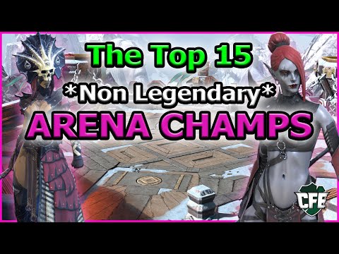RAID Shadow Legends | THE TOP 15 *NON LEGENDARY* ARENA CHAMPS