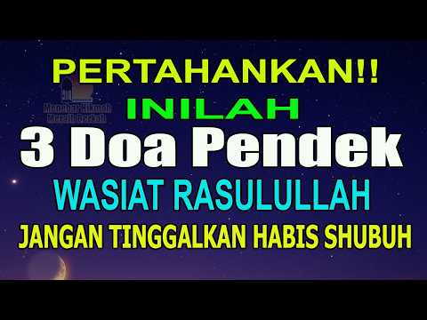 PERTAHANKAN!! INILAH 3 DOA PENDEK WASIAT RASULULLAH JANGAN TINGGALKAN HABIS SHOLAT SHUBUH