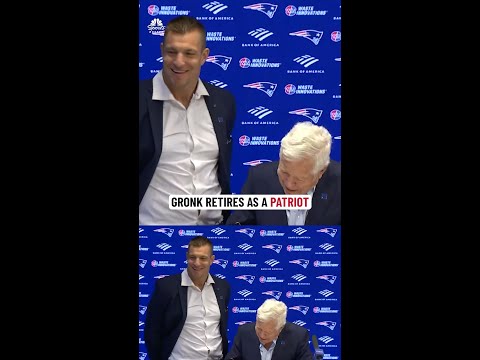 Rob Gronkowski signs one-day contract to retire as a Patriot