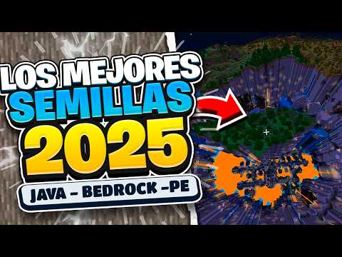 Top 15 SEMILLAS de MINECRAFT 1.21 - 1.21.4 para JAVA y BEDROCK (PE) 😅SEEDS MINECRAFT 1.21.60 🏆