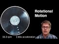 Rotational Motion Concepts and Applications