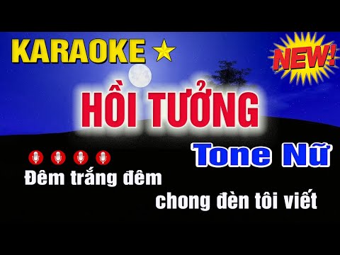 Hồi Tưởng Karaoke Tone Nữ (Am) | Trung Hiếu Karaoke