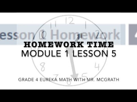 Eureka Math Homework Time Grade 4 Module 1 Lesson 5