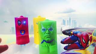 Oddly Satisfying Video How to Make Kinetic Cups Balls Beads Super Hero Bottles ASMR drop