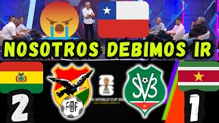 CHILENOS ENVIDIOSOS CON BOLIVIA X GANARLE A SURINAM Y ESTAR CERCA DE IR AL MUNDIAL Y ELLOS NO !
