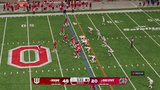 CPU vs CPU Dynasty #1 Indiana [4-0] @ #13 Ohio State [3-1]