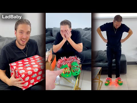 Surprising Dad with Christmas Crocs 🤣🎄