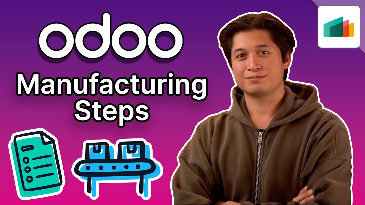 Manufacturing Steps | Odoo MRP | 16.12.2024

In this video, learn how to process manufacturing orders using one, two, or three steps. 0:00 Intro 0:43 One-step workflow 2:51 ...