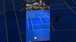 most spectacular tennis point #rafaelnadal #djokovic #federer #usopen #rogerfederer #medvedev