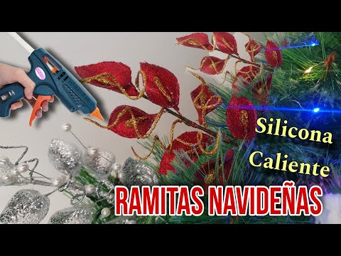 DIY Crea tus Propias RAMITAS NAVIDEÑAS con Simples Materiales y en POCOS PASOS| Artesanato Natal