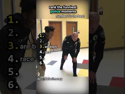 Ranked the FUNNIEST POLICE moments