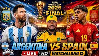ARGENTINA  vs SPAIN  LIVE | FIFA World Cup 2026 FINAL Watchalong | Messi vs Yamal