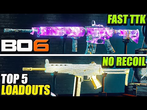 BLACK OPS 6 TOP 5 META LOADOUTS TO USE IN SEASON 1! 👑 (BO6 Best Class Setups) - Black Ops 6