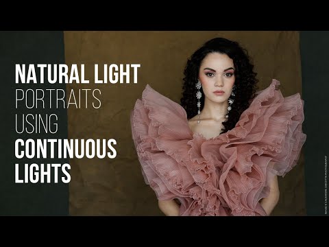 Natural Light Beauty Portraits Using Continuous Lights // Nanlite PavoTube 2