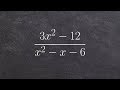 Factoring Expressions and Simplifying